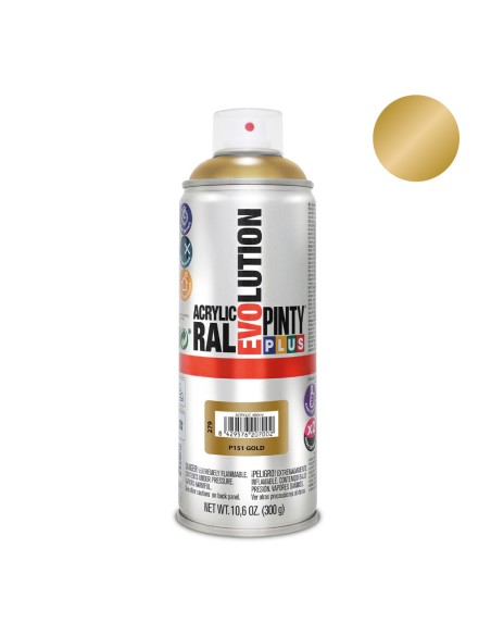 Pintura en spray pintyplus evolution 520 cc p151 oro