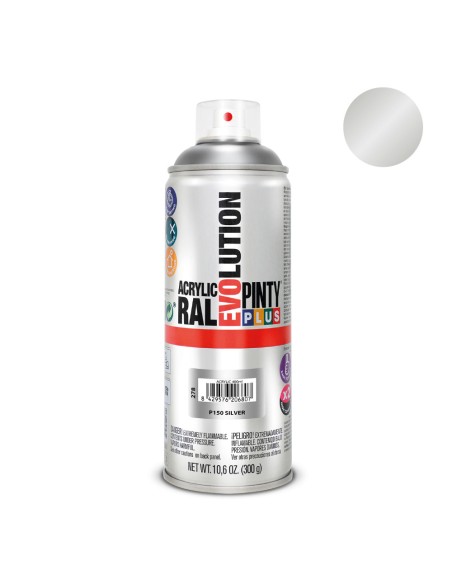 Pintura en spray pintyplus evolution 520 cc p150 plata