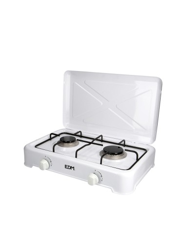 Cocina de gas esmaltada 2 fuegos