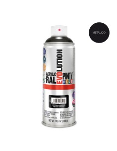 Pintura en spray pintyplus evolution metalizada 520 cc negro mt153