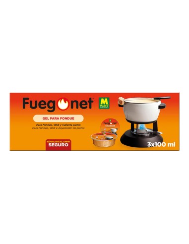 Gel para fondue 3 x 100 ml