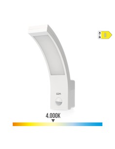 Aplique led con sensor de movimiento 10 w 1654 lm 4000 k ip54 6,6 x 18,8 x 25 cm