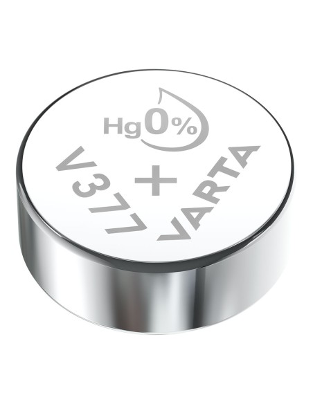 Micro pila de boton silver sr66 - v377 1,55v (blister 1 unid.) ø6,8x2,5mm