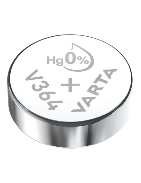 Micro pila de boton silver sr60 - v364 1,55v (blister 1 unid.) ø6,8x2,15mm