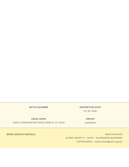 Micro pila de boton silver sr67 - v315 1,55v (blister 1 unid.) ø7,9x1,68mm