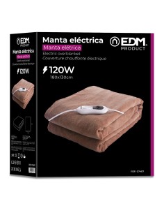 Manta electrica 120w 180x130cm - edm 2
