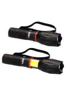 Linterna led extensible frontal y lateral 5w 3 x aaa (pilas incluidas) 2