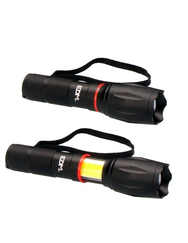 Linterna led extensible frontal y lateral 5w 3...