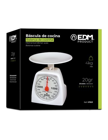 Bascula analogica de cocina max. 4 kg