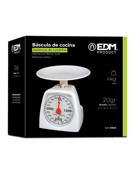Bascula analogica de cocina max. 4 kg