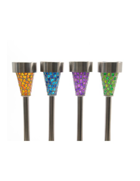 Estaca solar mosaico exterior 39cm colores / modelos surtidos