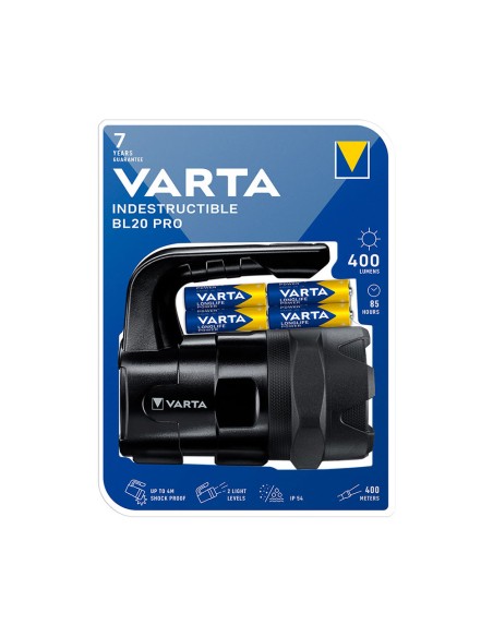 Linterna varta indestructible bl20 6w