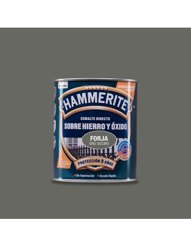 Hammerite esmalte metalico gris oscuro forja 0.750l 5093211