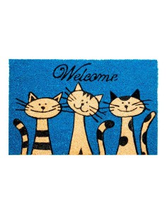 Felpudo 60x40cm modelo gatos