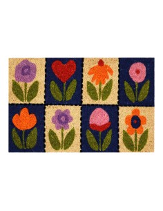 Felpudo 60x40cm modelo flores