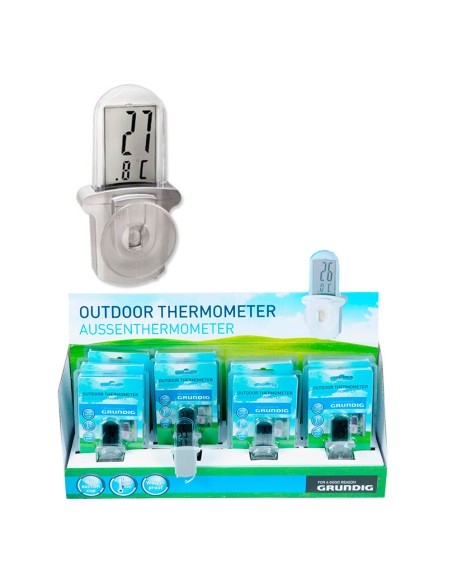 Termometro exterior digital con ventosa