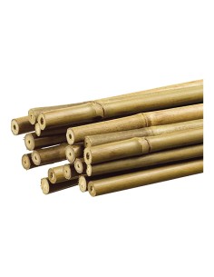 Tutor de bambú decorativo color natural ø1,1cm x1,20m nortene