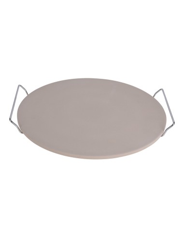 Piedra para hacer pizzas con asas ø33cm