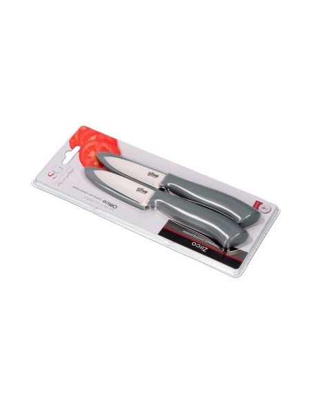Cuchillo ceramico 18 cm, 2 uds