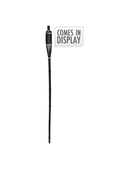 Antorcha de bamboo color negro 150cm progarden