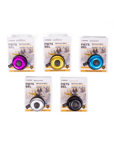 Timbre de aluminio para bicicleta 52mm colores...