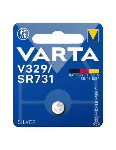 Micro pila de boton silver sr73 - v329 1,55v (blister 1 unid.) ø7,9x3,1mm