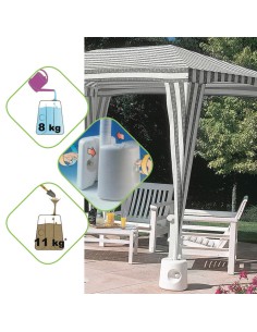 Soporte para carpa rellenable 8 litros 2