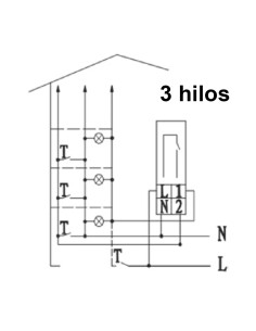 Minutero escalera automatico - 1 modulo din (retractilado) solera ae16/230 2