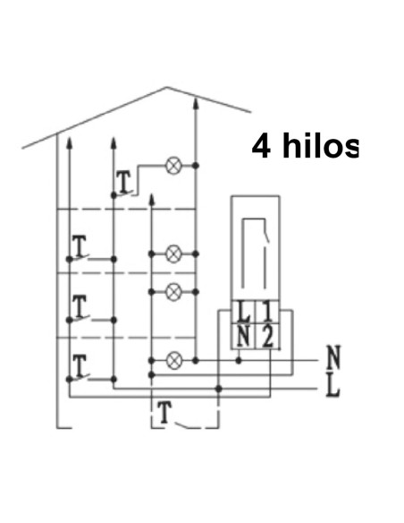 Minutero escalera automatico - 1 modulo din (retractilado) solera ae16/230