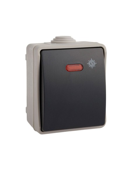 Pulsador luminoso estanco ip54 (retractilado)