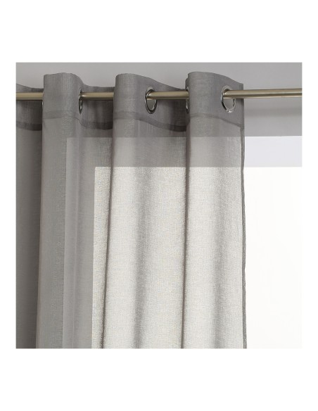 Visillo con ollaos color vison 140x240cm