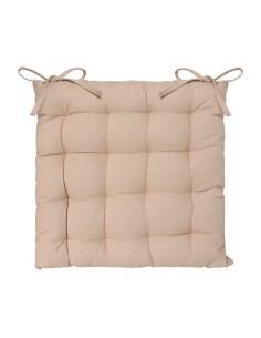 Cojin para silla estilo galleta color beige 38x38cm