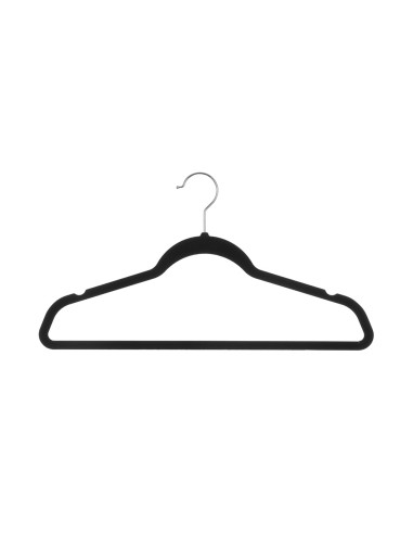 Perchas con fieltro antideslizante 45,5 x 23 cm, 8 uds