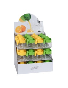 Exprimidor de cristal colores surtidos 2