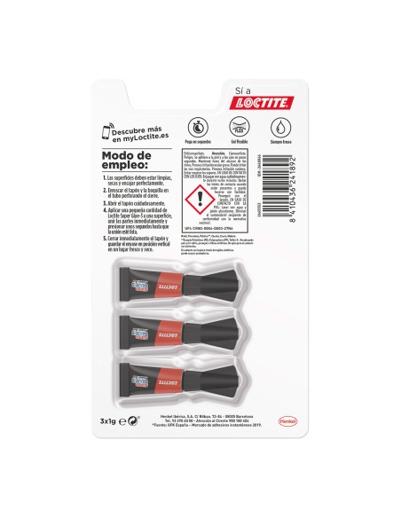 Super glue mini trio power flex 3 x 1 g