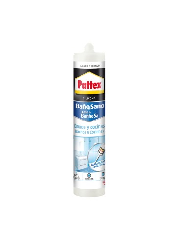 Silicona baños y cocinas blanca 280 ml