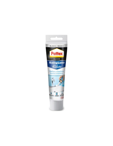 Silicona baños y cocinas blanca 50 ml