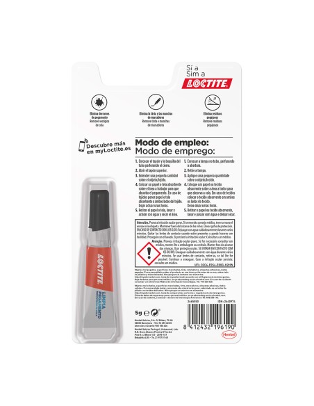 Super glue limpia pegamento 5 g