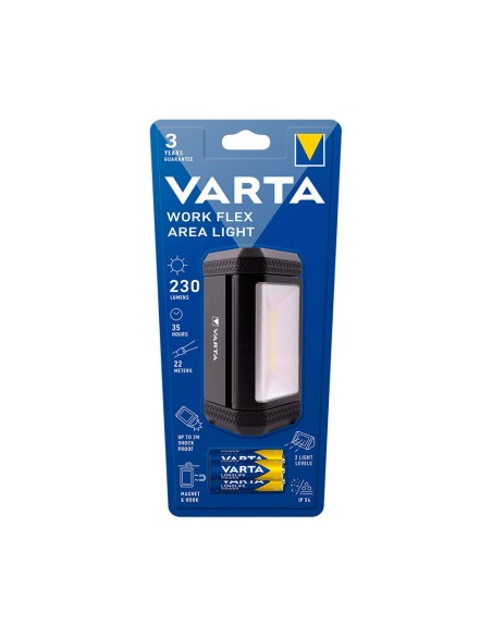 Linterna varta work flex area light 230 lm