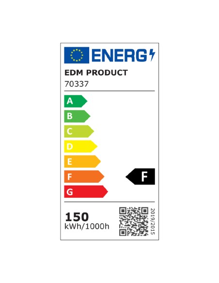 Foco proyector led 150 w 12300 lm 6400 k luz fria 35 x 31 x 4,5 cm