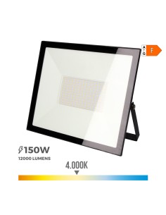 Foco proyector led 150 w 12000 lm 4000 k luz dia 35 x 31 x 4,5 cm