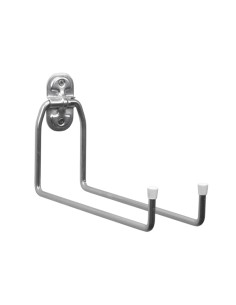 Gancho multiuso doble largo - soporta aproximado 25kg 12x25x5cm