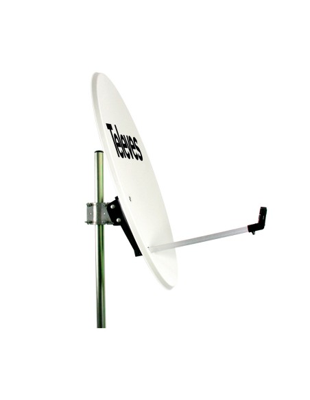 Antena parabolica ø63cm offset disco aluminio color blanco televes