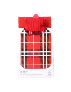 Bolsa de agua caliente. modelo clasico escoces rojo 2 l 2