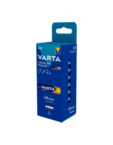 Pila alkalina longlife power aa - lr06 (caja 40 uds granel) 6 x 5 x 14 cm