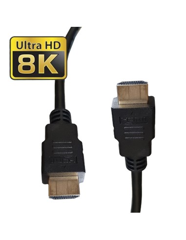 Cable hdmi 2.1 10k, 8k/ 60hz, 4k/120hz ultra alta velocidad 3m