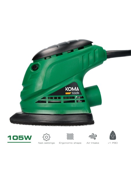 Lijadora tipo mouse 105 w 14,1x14,5 cm