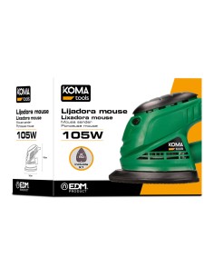 Lijadora tipo mouse 105 w 14,1x14,5 cm 2