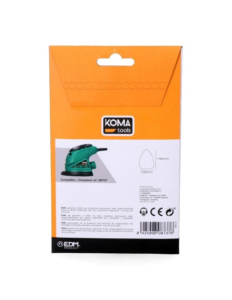 Set 5 lijas para lijadora tipo mouse 08707 koma tools