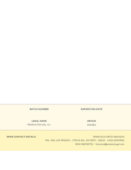 Cable acero plastificado oro 15 m